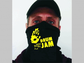 Drum Jam univerzálna elastická multifunkčná šatka vhodná na prekritie úst a nosa aj na turistiku pre chladenie krku v horúcom počasí (použiteľná ako rúško )